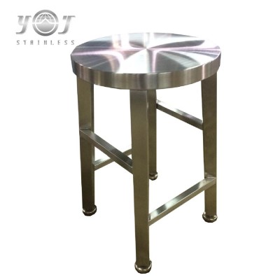 custom steady durable stool fireproof stainless steel chair