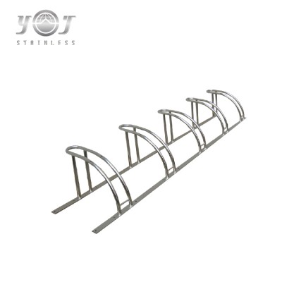 OEM ODM pedestrian sidewalk stainless steel bicycle rack for bike standing