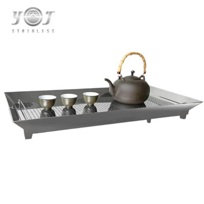 heat insulation metal perforated tea tray plate