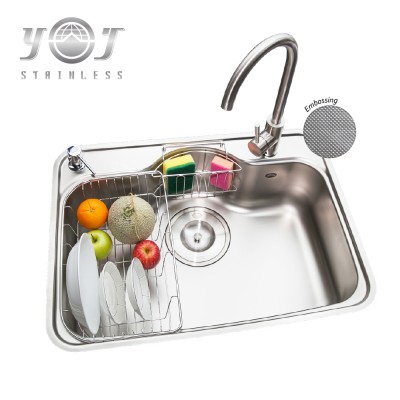 Universal Standard Restaurant Kitchen Stainless Steel Sink With Dish Basket