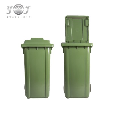 Wholesale Plastic Trash Cans 240 Liter Waste Dust Container with Lid