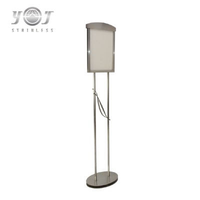 Menu 304 Stainless Steel Floor Standing Display outdoor poster stands